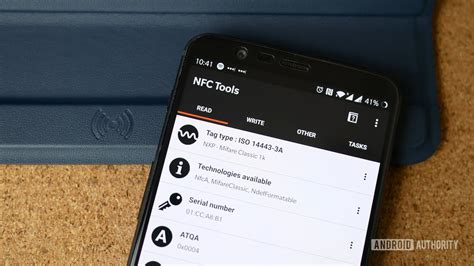 Working with NFC tags on Android 